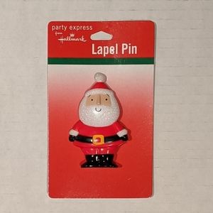 Hallmark Santa Claus Christmas Lapel Pin Brooch